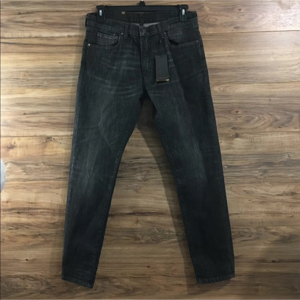 <SOLD>FRYE HARRISON SLIM STRAIGHT BROCK JEANS NEW - Picture 1 of 6